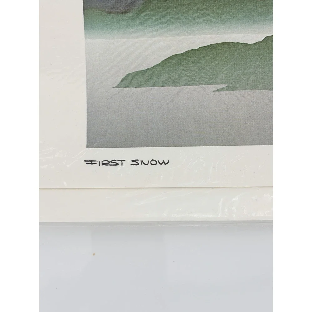 Peter And Traudl Markgraf Blank Greeting Cards First Snow and Mount Robson